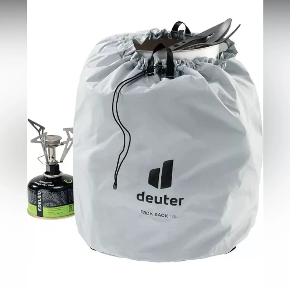 NWT! Deuter Pack Sack 3 - Drawstring Bag Stuff sack - 3L, Red